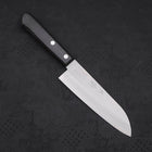 Santoku VG-1, Poliert Westlicher Griff in Schwarz, 140mm-[Musashi]-[Japan-Küchenmesser]