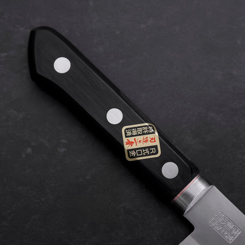 Santoku VG-1 Poliert Westlicher Griff mit Kupfer-Inlay 170mm-[Musashi]-[Japan-Küchenmesser]
