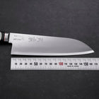 Santoku VG-1 Poliert Westlicher Griff mit Orangenem Inlay 165mm-[Musashi]-[Japan-Küchenmesser]