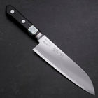 Santoku VG-1 Poliert Westlicher Griff mit Orangenem Inlay 165mm-[Musashi]-[Japan-Küchenmesser]