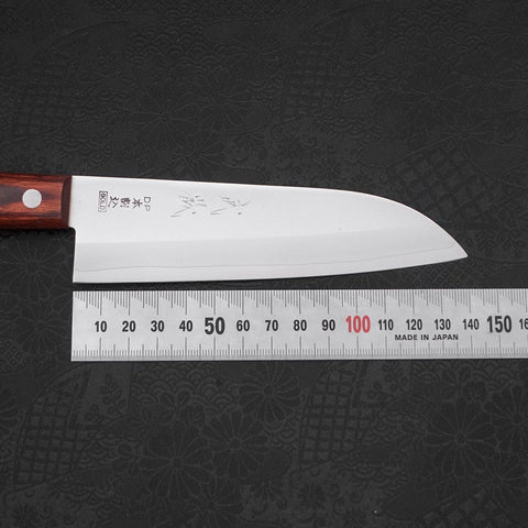 Santoku VG-1 Poliert Westlicher Mahagoni Griff 140mm-[Musashi]-[Japan-Küchenmesser]