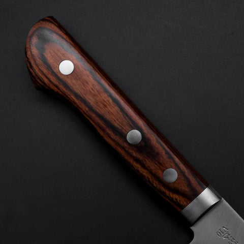 Santoku VG-1 Poliert Westlicher Mahagoni Griff 165mm-[Musashi]-[Japan-Küchenmesser]