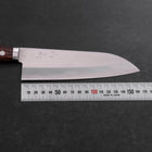 Santoku VG-1 Poliert Westlicher Mahagoni Griff 165mm-[Musashi]-[Japan-Küchenmesser]