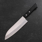 Santoku VG-1 Poliert Westlicher Schwarzer Griff 180mm-[Musashi]-[Japan-Küchenmesser]