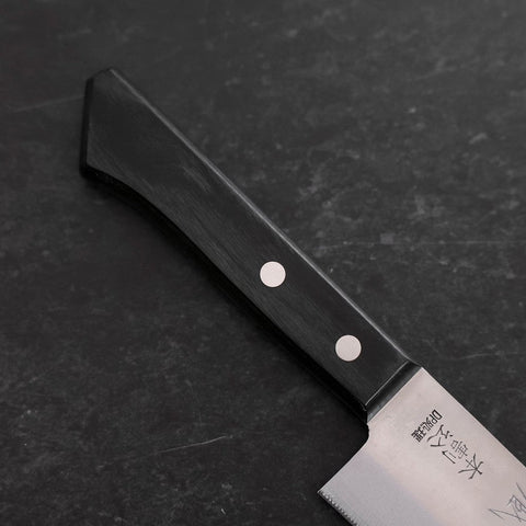 Santoku VG-1 Poliert Westlicher Schwarzer Griff 180mm-[Musashi]-[Japan-Küchenmesser]