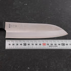 Santoku VG-1 Poliert Westlicher Schwarzer Griff 180mm-[Musashi]-[Japan-Küchenmesser]