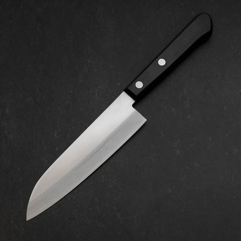 Santoku VG-1 Polished Western Black Handle 135mm-[Musashi]-[Japan-Küchenmesser]