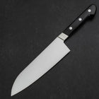 Santoku VG-1 Polished Western Black Handle 165mm-[Musashi]-[Japan-Küchenmesser]