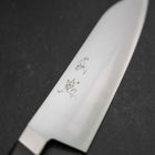 Santoku VG-1 Polished Western Black Handle 165mm-[Musashi]-[Japan-Küchenmesser]