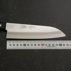 Santoku VG-1 Polished Western Black Handle 165mm (Tsuba-nashi)-[Musashi]-[Japan-Küchenmesser]