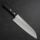 Santoku VG-1 Polished Western Black Handle 165mm (Tsuba-nashi)-[Musashi]-[Japan-Küchenmesser]