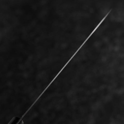 Santoku VG-1 Polished Western Black Handle 165mm（Tsuba-nashi) (6.5”)-[Musashi]-[Japan-Küchenmesser]