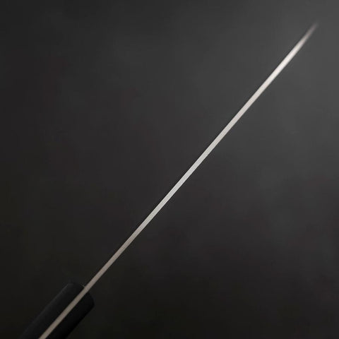 Santoku VG-1 Polished Western Black Handle 170mm (Tsuba-nashi) (6.7”)-[Musashi]-[Japan-Küchenmesser]