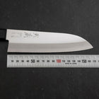Santoku VG-1 Polished Western Black Handle 170mm (Tsuba-nashi) (6.7”)-[Musashi]-[Japan-Küchenmesser]