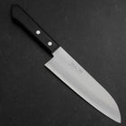 Santoku VG-1 Polished Western Black Handle 170mm (Tsuba-nashi) (6.7”)-[Musashi]-[Japan-Küchenmesser]