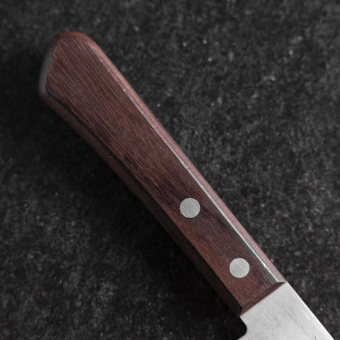 Santoku VG-1 Polished Western Rosewood Handle 170mm (Tsuba Nashi) (6.7”)-[Musashi]-[Japan-Küchenmesser]