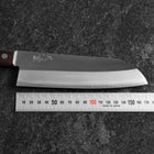Santoku VG-1 Polished Western Rosewood Handle 170mm (Tsuba Nashi) (6.7”)-[Musashi]-[Japan-Küchenmesser]