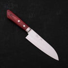 Santoku VG-1 Tsuchime Damascus Western Red Handle 130mm (5.1”)-[Musashi]-[Japan-Küchenmesser]