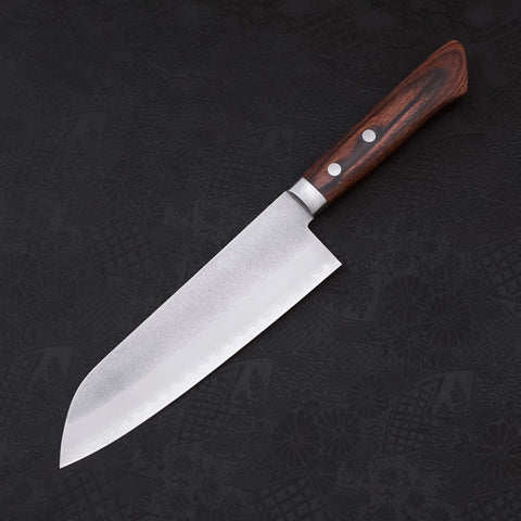 Santoku VG-1 Nashiji Western Mahogany Handle 165mm-[Musashi]-[Japanese-Kitchen-Knives]