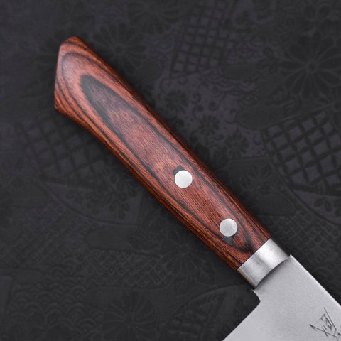 Santoku VG-1 Nashiji Western Mahogany Handle 165mm-[Musashi]-[Japanese-Kitchen-Knives]