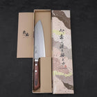Santoku VG-1 Nashiji Western Mahogany Handle 165mm-[Musashi]-[Japanese-Kitchen-Knives]