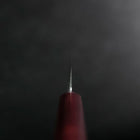 Santoku VG-1 Tsuchime Western Red Mahogany Handle 130mm (Tsuba Nashi) (5.1”)-[Musashi]-[Japan-Küchenmesser]