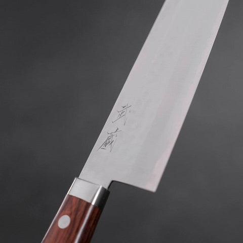 Santoku VG-1, Tsuchime Westlicher Mahagoni Griff, 165mm-[Musashi]-[Japan-Küchenmesser]