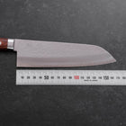 Santoku VG-1 Tsuchime Westlicher Mahagoni Griff 165mm-[Musashi]-[Japan-Küchenmesser]