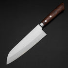 Santoku VG-1 Tsuchime Westlicher Mahagoni Griff 170mm-[Musashi]-[Japan-Küchenmesser]