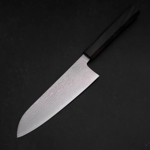 Santoku VG-10 Damascus Ashwood Handle 165mm (6.5”)-[Musashi]-[Japan-Küchenmesser]