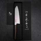 Santoku VG-10 Damascus Ashwood Handle 165mm (6.5”)-[Musashi]-[Japan-Küchenmesser]