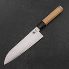 Santoku VG-10 Damascus Double Buffalo Capped Magnolia Handle 180mm (7”)-[Musashi]-[Japan-Küchenmesser]