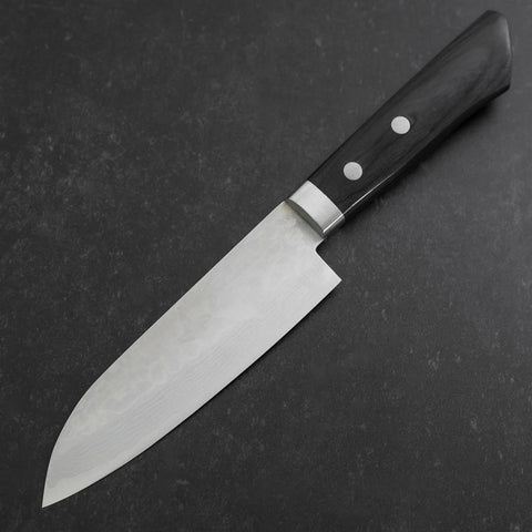 Santoku VG-10 Damascus Western Black Handle 135mm (5.3”)-[Musashi]-[Japan-Küchenmesser]