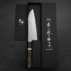 Santoku VG-10 Damast Ahorn Griff 180mm-[Musashi]-[Japan-Küchenmesser]