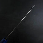 Santoku VG-10 Damast Blauer Birkenholz Griff 180mm-[Musashi]-[Japan-Küchenmesser]
