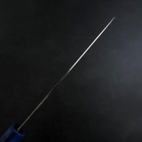 Santoku VG-10 Damast Blauer Birkenholz Griff 180mm-[Musashi]-[Japan-Küchenmesser]