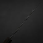 Santoku VG-10 Damast Brauner Birkenholz Griff 165mm-[Musashi]-[Japan-Küchenmesser]