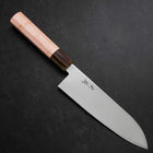 Santoku VG-10 Damast Büffelhorn und Ahorn Griff in Hellem Rosa 180mm-[Musashi]-[Japan-Küchenmesser]
