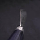 Santoku VG-10 Damast Dunkelblau Westlicher Griff 170mm-[Musashi]-[Japan-Küchenmesser]
