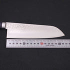 Santoku VG-10 Damast Dunkelblau Westlicher Griff 170mm-[Musashi]-[Japan-Küchenmesser]