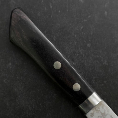 Santoku VG-10 Damast Dunkelblauer Westlicher Griff 135mm-[Musashi]-[Japan-Küchenmesser]
