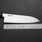 Santoku VG-10 Damast Ebenholz Griff 180mm-[Musashi]-[Japan-Küchenmesser]