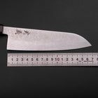 Santoku VG-10 Damast Eschenholz Griff 170mm-[Musashi]-[Japan-Küchenmesser]