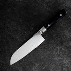 Santoku VG-10 Damast Runder Westlicher Griff 180mm-[Musashi]-[Japan-Küchenmesser]