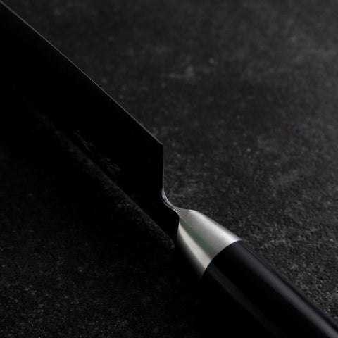 Santoku VG-10 Damast Runder Westlicher Griff 180mm-[Musashi]-[Japan-Küchenmesser]