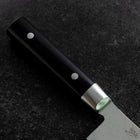 Santoku VG-10 Damast Runder Westlicher Griff 180mm-[Musashi]-[Japan-Küchenmesser]