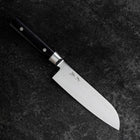 Santoku VG-10 Damast Runder Westlicher Griff 180mm-[Musashi]-[Japan-Küchenmesser]