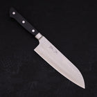 Santoku VG-10 Damast Schwarzer Westlicher Griff 170mm-[Musashi]-[Japan-Küchenmesser]