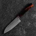 Santoku VG-10 Damast Yamanaka Roter Urushi Griff 130mm-[Musashi]-[Japan-Küchenmesser]