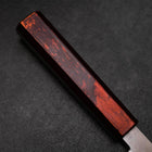 Santoku VG-10 Damast Yamanaka Schwarzer Urushi Griff 165mm-[Musashi]-[Japan-Küchenmesser]